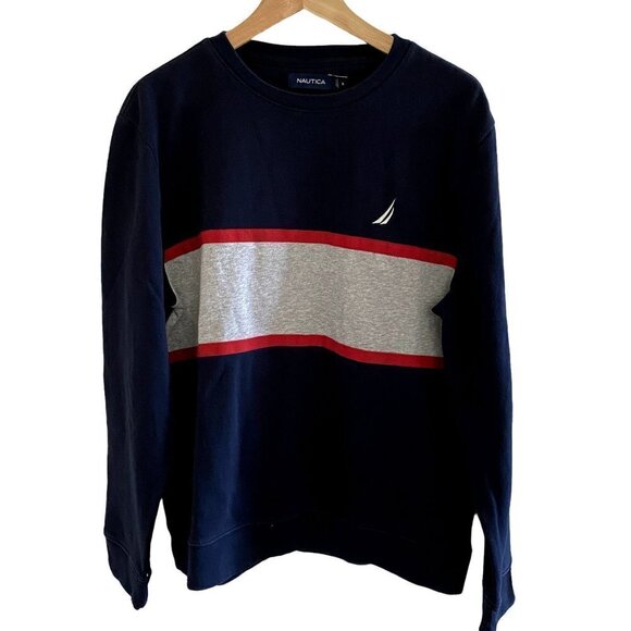 NAUTICA Pullover Sweater | Navy Blue | Size M - Picture 1 of 6